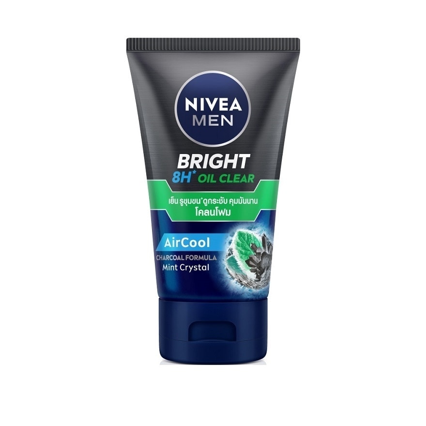 Nivea Men White Acne Mud Foam 100 G. ผู้ชาย โฟมล้างหน้า คุมมัน