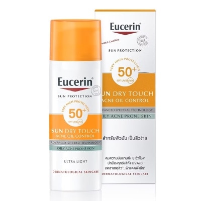 Eucerin ครีมกันแดด ยูเซอริน ซันดราย ทัช แอคเน่ ออยล์ คอนโทรล SPF50+ PA++++ 50 มล.