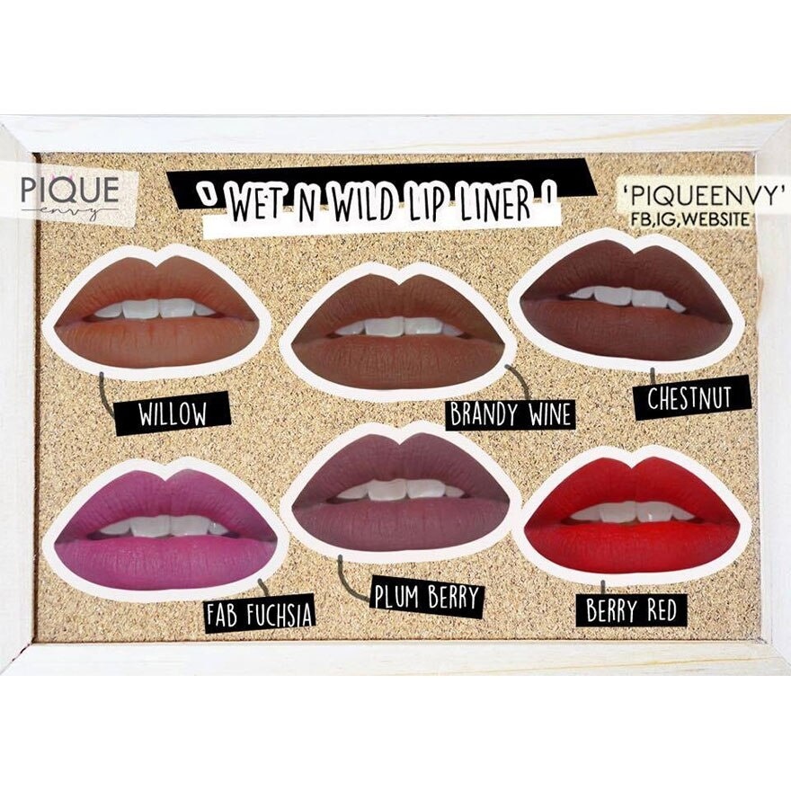 Wet n Wild Color Icon Lipliner Pencil E711 Chestnut