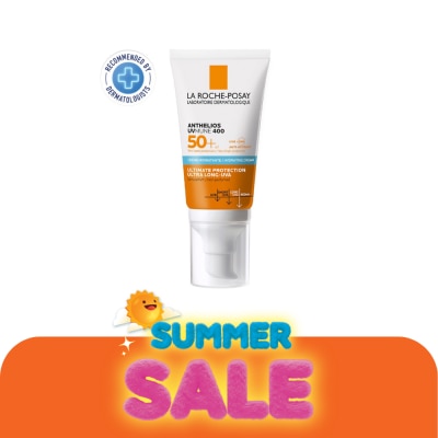 Laroche-Posay - ลาโรช โพเซย์ แอนเทลิโอส ยูวีมูน400 ไฮเดรทครีม SPF50+ 50 มล. (กันแดดสำหรับผิวหน้า)