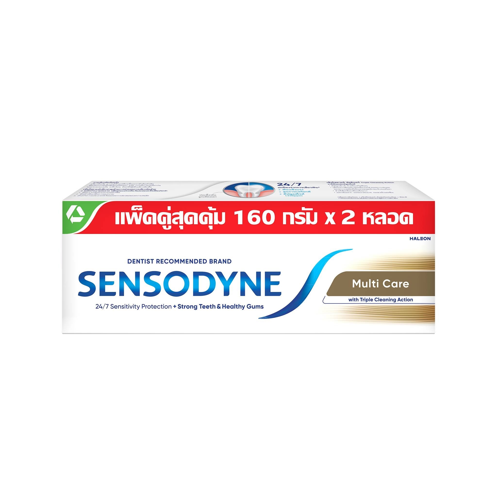 Sensodyne Toothpaste Multi Care 160 G. Twin Pack