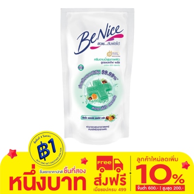 Benice Benice Shower Cream Anti-Bacteria Active Plus 400 Ml. (Refill)