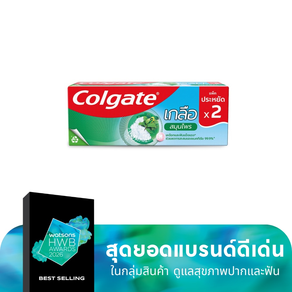 Colgate Colgate Toothpaste Salt Herbal 150 G. Twin Pack