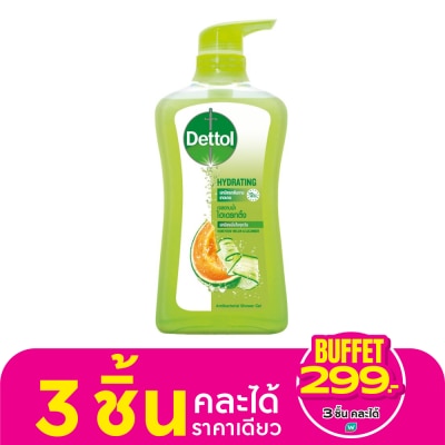Dettol เดทตอล เจลอาบน้ำ แอนตี้แบคทีเรีย ไฮเดรทติ้ง 500 มล.