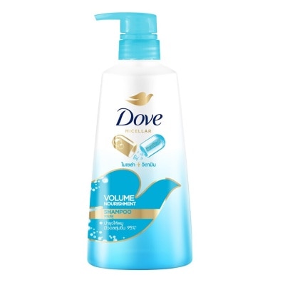 Dove โดฟ แชมพู ไมเซล่า วิตามิน วอลลุ่ม นอริชเม้นท์ 430 มล. แชมพู ผมมีวอลลุ่ม