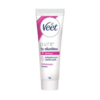 Veet วีท ครีมกำจัดขน เพียว เชียบัตเตอร์ 50 กรัม ครีมกำจัดขน แว๊กซ์ขน