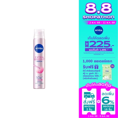 Nivea Nivea Deo Extra White Serum Spray 100 Ml. สเปรย์ ระงับกลิ่นกาย
