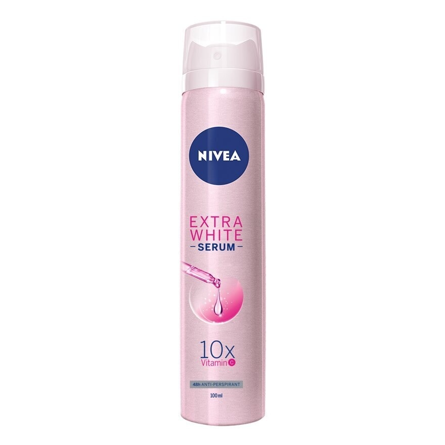 Nivea Deo Extra White Serum Spray 100 Ml. สเปรย์ ระงับกลิ่นกาย