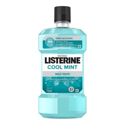 Listerine ลิสเตอรีน น้ำยาบ้วนปาก คูลมินต์ ซีโร่ แอลกอฮอล์ 750 มล.