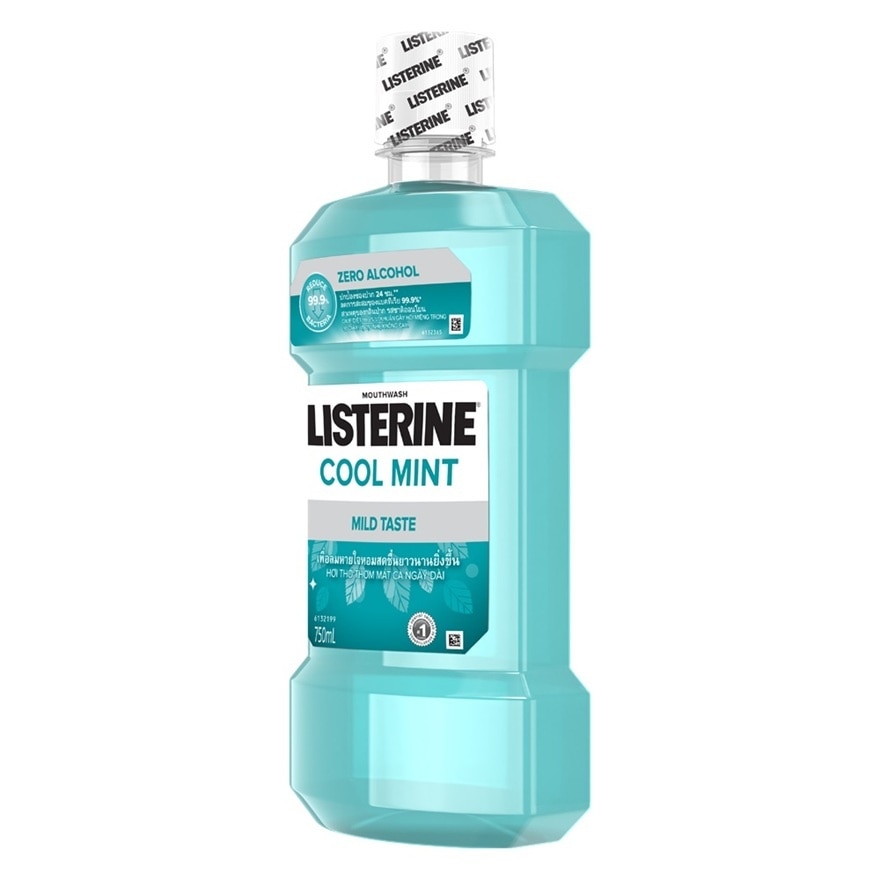 ลิสเตอรีน น้ำยาบ้วนปาก คูลมินต์ ซีโร่ แอลกอฮอล์ 750 มล.