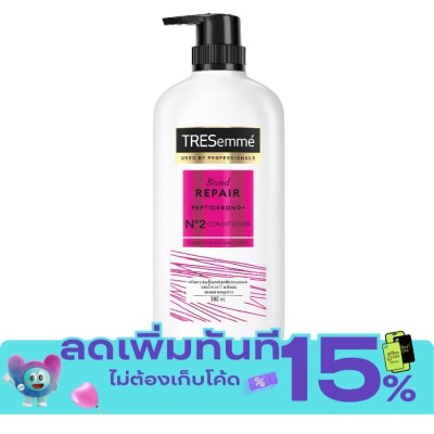 Tresemme เทรซาเม่ คอนดิชั่นเนอร์ บอนด์ รีแพร์ 380 มล. ครีมนวดผม ลดผมขาดหลุดร่วง image