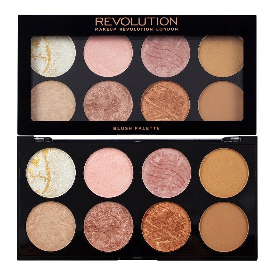 Makeup Revolution เมคอัพ รีโวลูชั่น อัลตร้า บลัช แอนด์ คอนทัวร์ พาเลท 13 ก. โกลเด้น ซูการ์