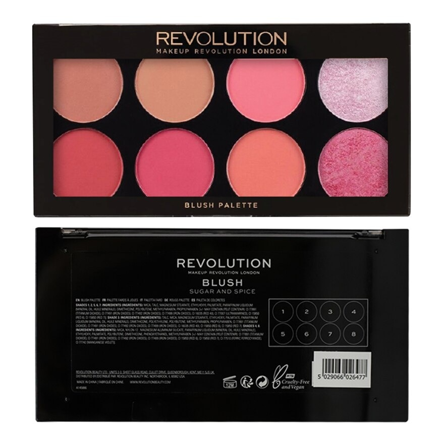 Makeup Revolution Ultra Blush Palette - Sugar and Spice