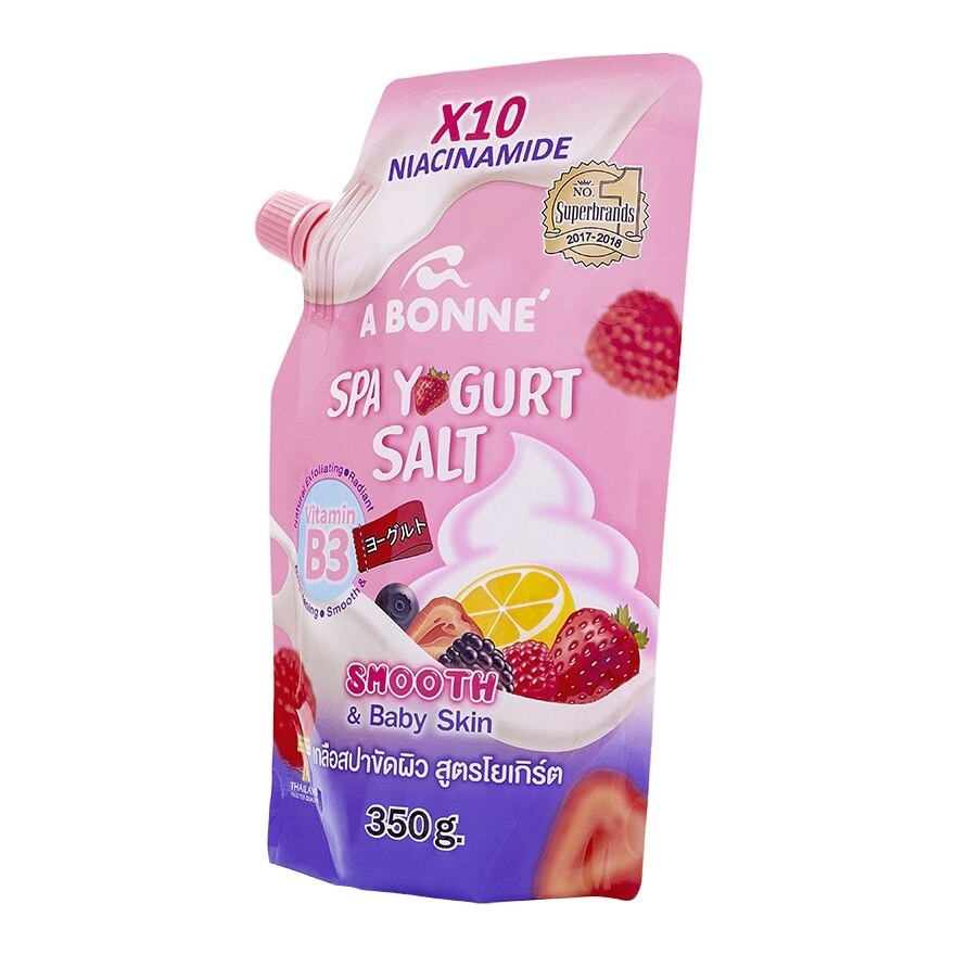 A Bonne' Spa Yogurt Salt Vitamin B3 350 G. เกลือสปาขัดผิว