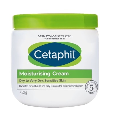 Cetaphil เซตาฟิล มอยส์เจอไรซิ่ง ครีม 453 กรัม สำหรับผิวแห้ง-แห้งมาก