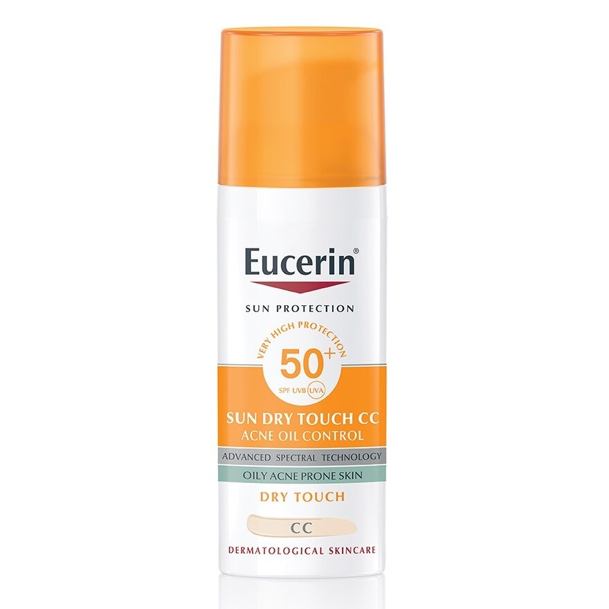 Eucerin Sun CC Cream Acne Oil Control SPF 50+ PA++++ 50 ml.