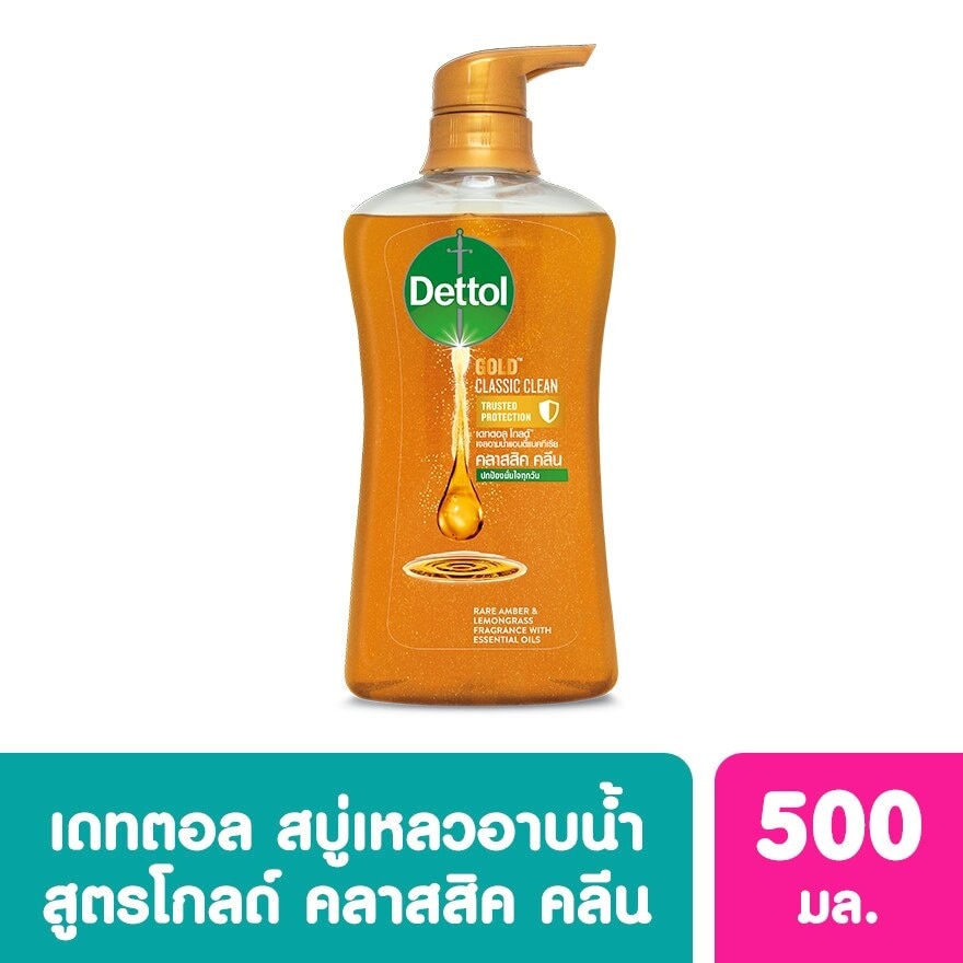 Dettol Shower Gel Gold Classic Clean 500 G.