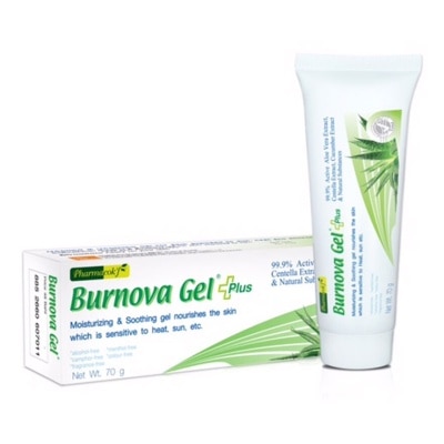 Burnova เจลว่านหางจระเข้ Burnova Gel เบอร์โนว่าเจลพลัส 70 กรัม