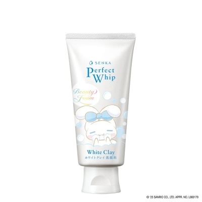 Senka เซนกะ เพอร์เฟ็ค วิป ไวท์ เคลย์ 120 กรัม วิปโฟม ล้างหน้า