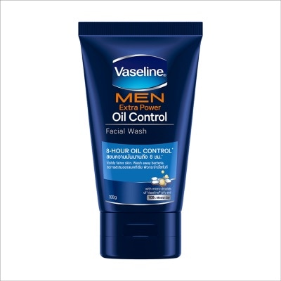 Vaseline Vaseline Men Extra Power Oil Control Facial Wash 100 G. โฟมล้างหน้า ผู้ชาย