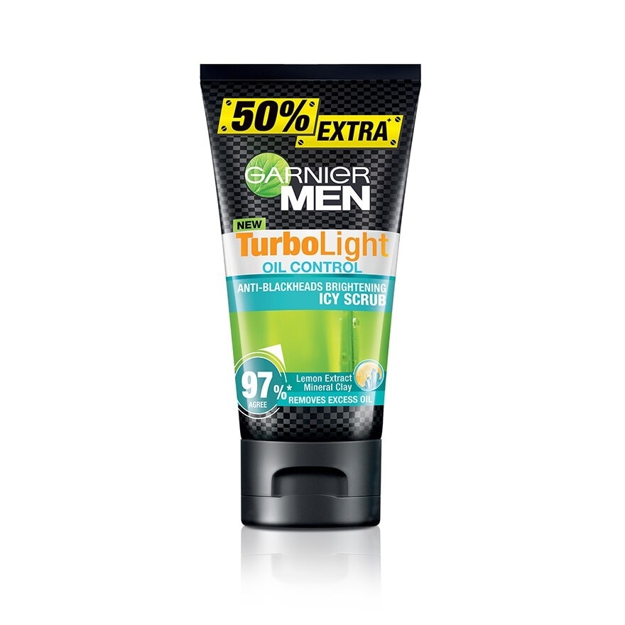 Garnier Men Turbo Light Oil Control Scrub 150 Ml.