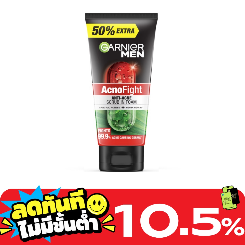 การ์นิเย่ เมน แอคโนไฟท์ แอนติ แอคเน่ สครับ อิน โฟม 150 มล. image