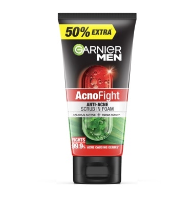 Garnier Men Garnier Men Acnofight Anti-Acne Scrub In Foam 150 Ml.