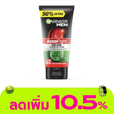 Garnier Men - Garnier Men Acnofight Anti-Acne Scrub In Foam 150 Ml.