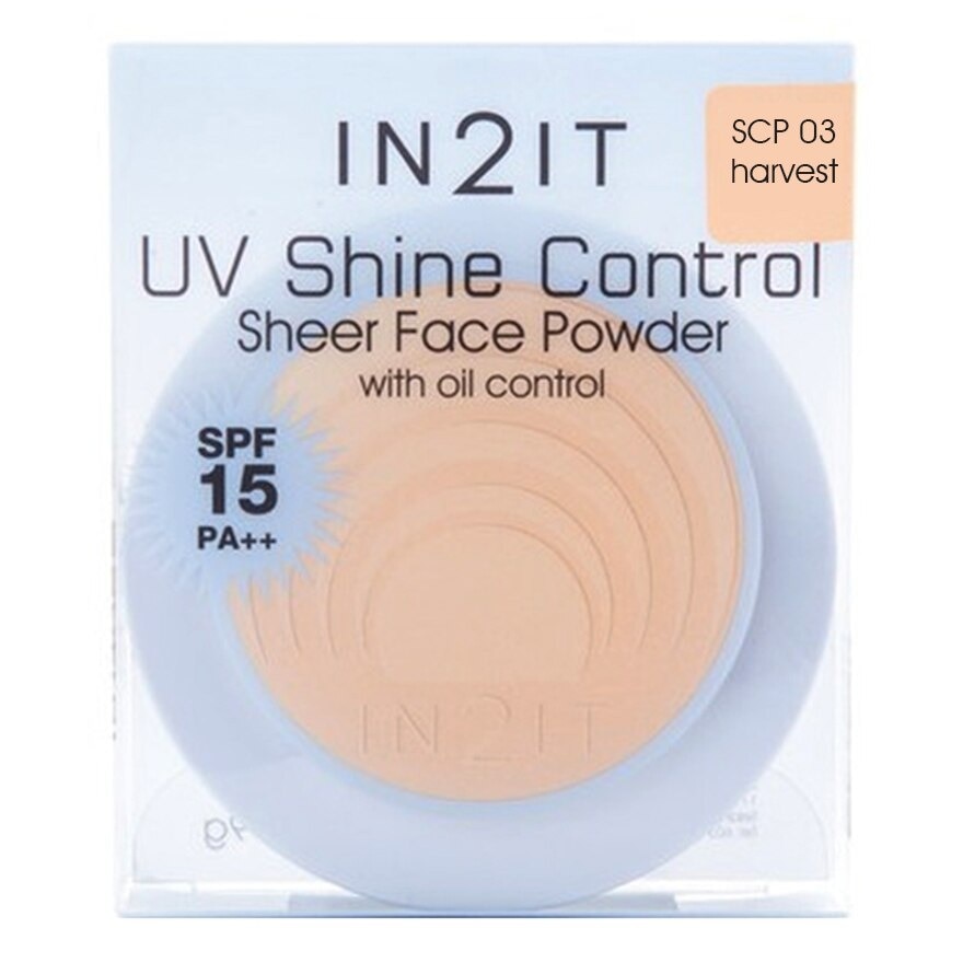 In2It UV Shine Control Sheer Face Powder Oil Control SPF15PA++ 9g. 03 Harvest