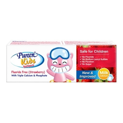 Pureen Pureen Kids Toothpaste Fluoride Free Strawberry 40 G.