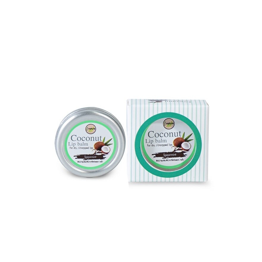 I-nature Coconut Lip Balm  Spearmint ( 10 g.)