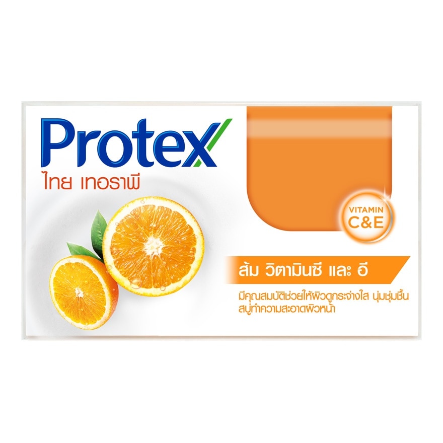 Protex โพรเทคส์ สบู่ก้อน ไทย เทอราพี วิตามิน ซี แอนด์ อี 120 กรัม