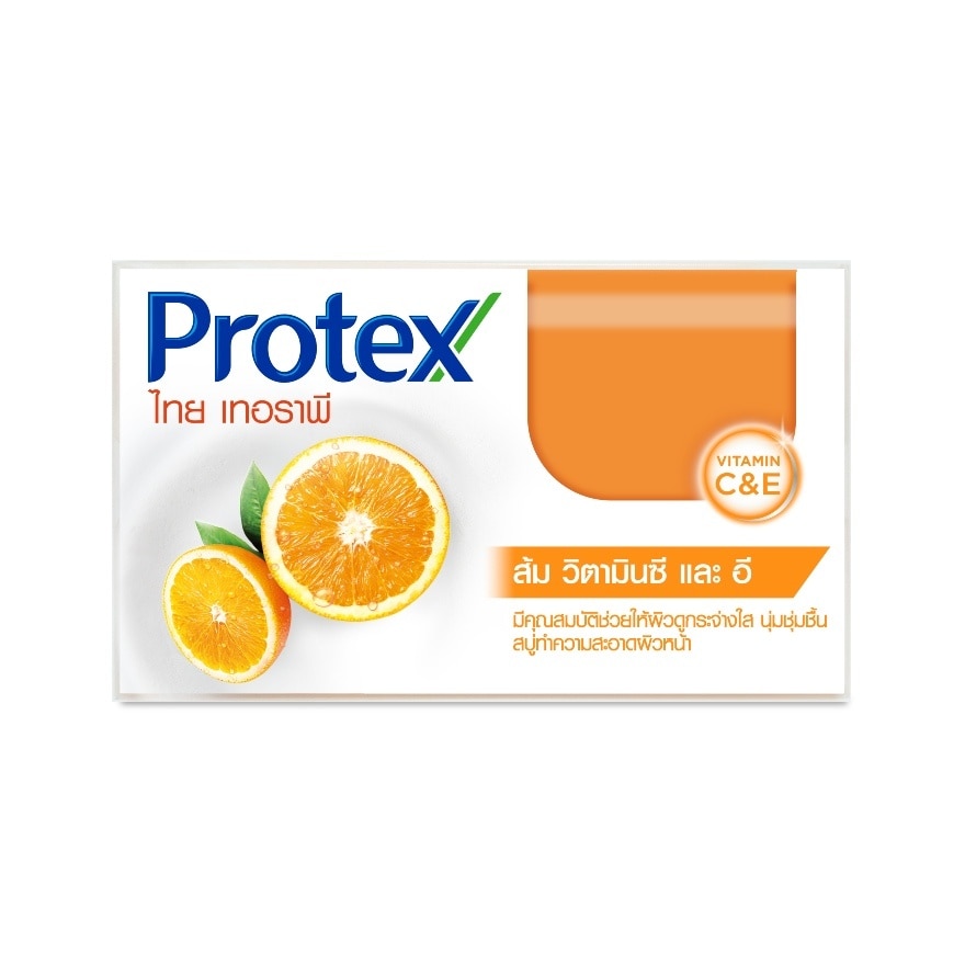 Protex Barsoap Thai Therapy Vitamin C  E 120 G. สบู่ส้ม ผิวดูกระจ่างใส