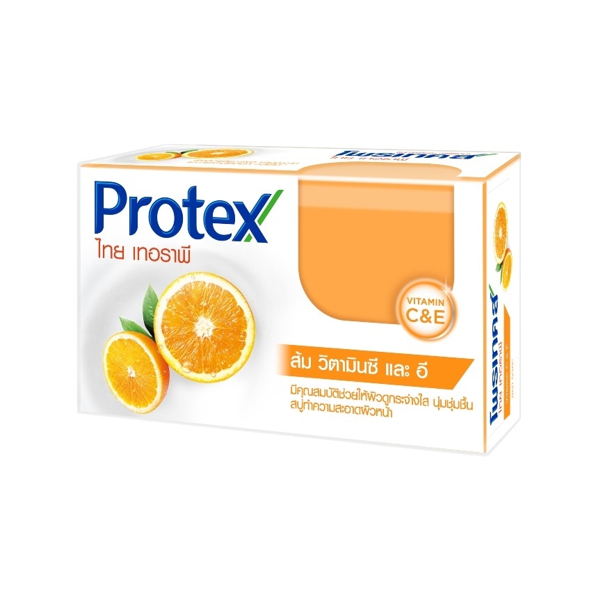 Protex Barsoap Thai Therapy Vitamin C  E 120 G. สบู่ส้ม ผิวดูกระจ่างใส