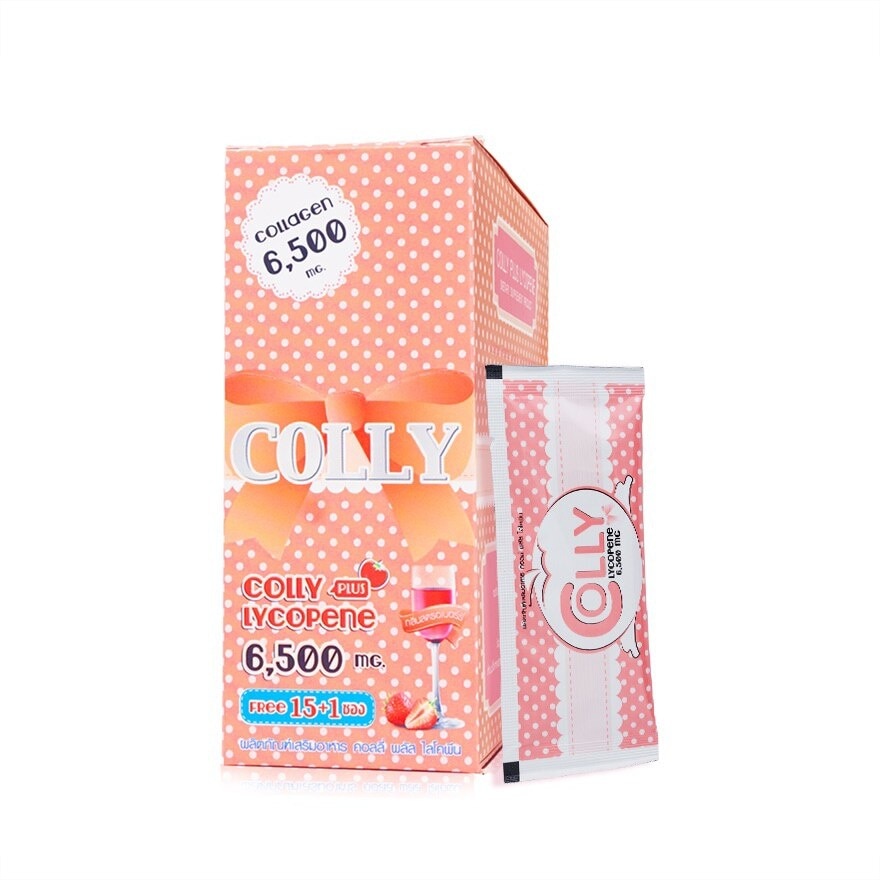 Colly Plus Collagen คอลลี่ ไลโคปิน พลัส คอลลาเจน 6500 มิลลิกรัม 15 ซอง