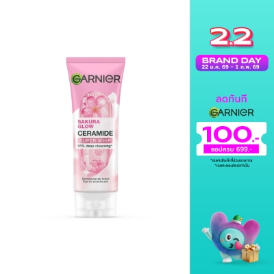 Garnier Garnier Sakura Glow Ceramide Super Whip 100 Ml.