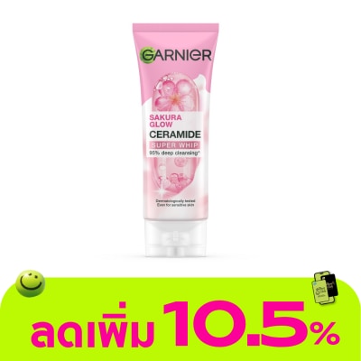 Garnier - การ์นิเย่ ซากุระ โกลว์ เซราไมด์ ซูเปอร์ วิป 100 มล.