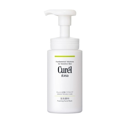 Curel คิวเรล ซีบัม ทรับเบิ้ล แคร์ ซีบัม แคร์ โฟมมิ่ง วอช 150 มล.