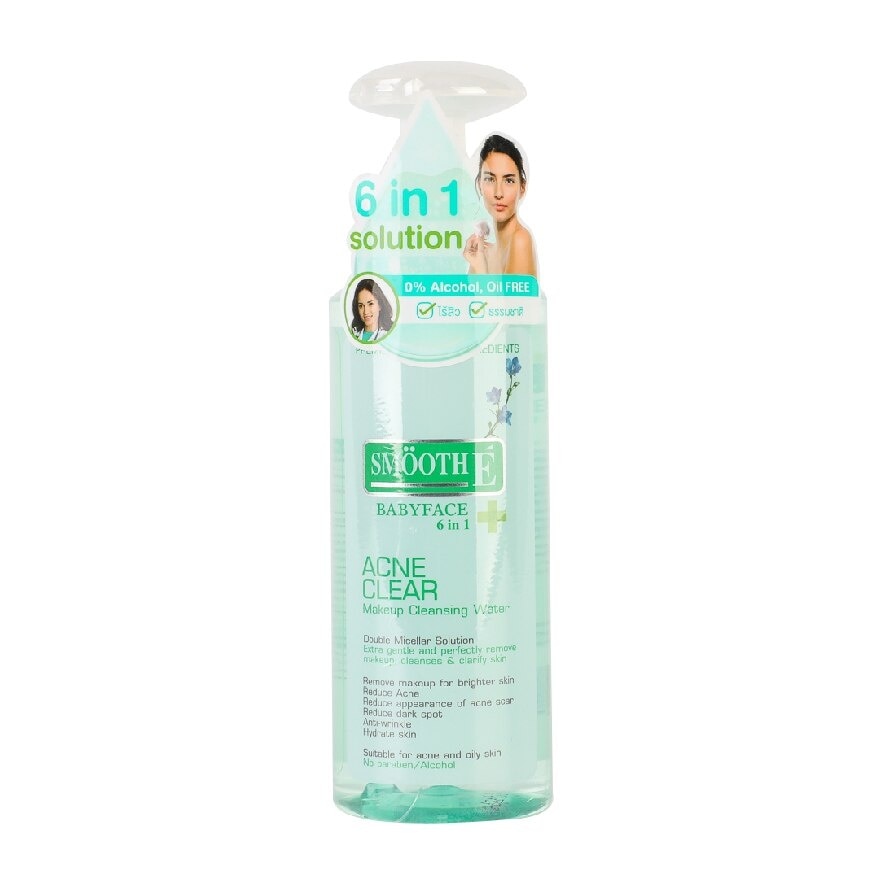 Smooth E Acne Clear Makeup Cleansing Water 200 Ml.