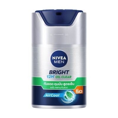 Nivea Nivea Men Bright Oil Clear Face Serum SPF50 45 Ml. เซรั่มกันแดด คุมมัน ผิวมัน