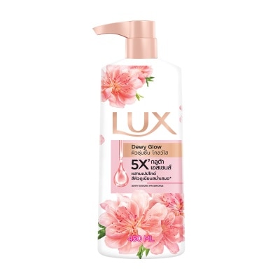 Lux ลักส์ ครีมอาบน้ำ ดิวอี้ โกลว์ 450 มล.