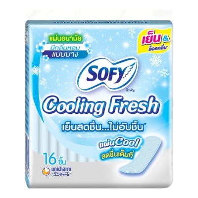 Sofy Sofy Pantiliner Slim Cooling Fresh Scented 16 Pcs.