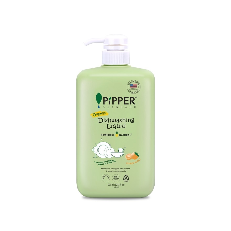 Pipper Pipper Standard Dishwashing Liquid Citrus Scent 900 Ml.