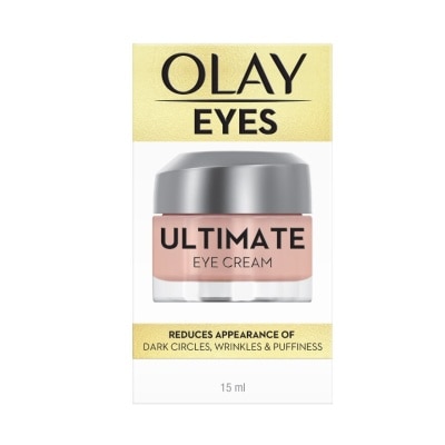 Olay โอเลย์ อายส์ อัลติเมท อาย ครีม 15 มล. บำรุงผิวรอบดวงตา ลดเลือนความหมองคล้ำ ริ้วรอย