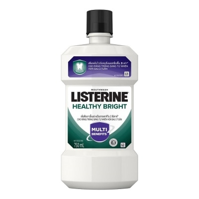 Listerine ลิสเตอรีน น้ำยาบ้วนปาก เฮลตี้ ไบรท์ 750 มล.