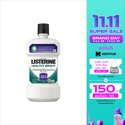 Listerine Listerine Mouthwash Healthy Bright 250 Ml.