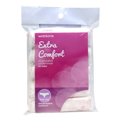 Watsons Watsons Extra Comfort Disposable Underwear ( Ladies - Free Size ) 5pcs.