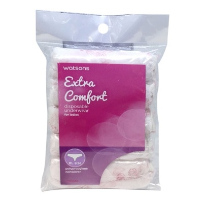 Watsons Watsons Extra Comfort Disposable Underwear ( Ladies - Extra Large Size ) 5pcs.