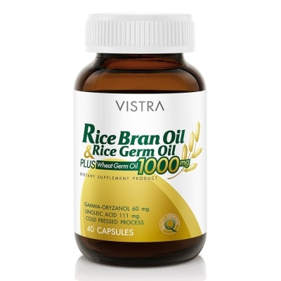 Vistra Vistra Rice Bran Oil  1000 mg 40 cap