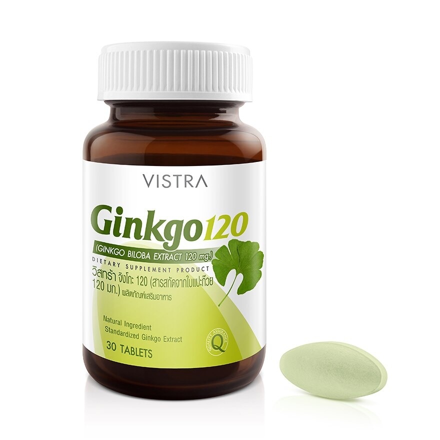 Vistra Ginkgo 120 mg 30 tab image